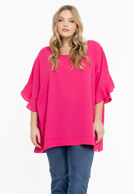 Blouse batwing sleeve - pink - #1