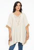 Kaftan studs DOLCE - light brown