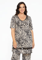 Tunic wide bottom SAFARI - white - #1