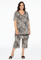 Tunic wide bottom SAFARI - white - #2