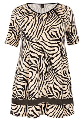 Tunic wide bottom SAFARI - white  - #4