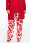 Trousers elastic ANNA - red