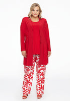 Trousers elastic ANNA - red  - #2