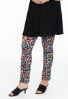 Slim-fit trousers BUTTERFLY - black