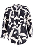 Blouse oversized PALM TREE - blue - #4