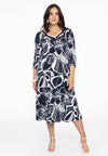 Dress rib neck SKETCH - blue