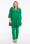 Tunic frilled long DOLCE - green