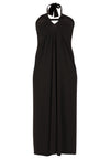 Dress pleated uni DOLCE - black