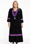 Dress long tassel DOLCE - black