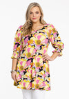 Tunic puff sleeve ABBY - black 