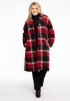 coat big CHECK - red - #4