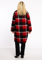 coat big CHECK - red  - #3