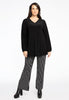 Trousers Bootleg STRIPES - black 