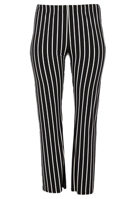 Trousers Bootleg STRIPES - black  - #3