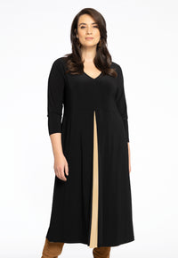 Dress contrast DOLCE - black - #1