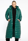 Puff Coat Hooded - green 