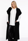 Cardigan sleeveless CABLE - black