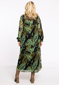 Dress swing smocksleeve AMAZONE - green - #3