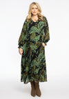 Dress swing smocksleeve AMAZONE - green