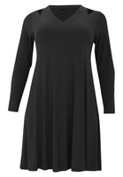 Dress A-line cutouts DOLCE - black - #4