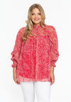 Tunic ruffle ROSSA - red