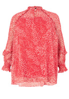 Tunic ruffle ROSSA - red - #4