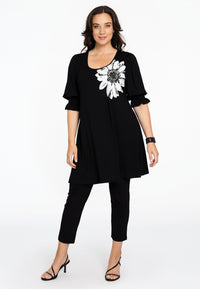 Tunic wide bottom GEMMI - black - #2