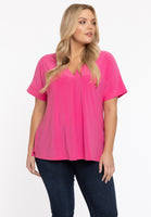 Tunic V-neck DOLCE - pink - #1