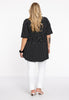 Tunic swing DOTS - black  - #3