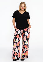 Trousers loose fit HIBISCUS - black - #2