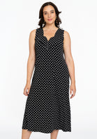 Dress sleeveless DOTS - black  - #1