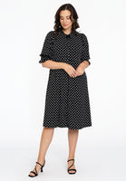 Dress buttoned DOTS - black - #2