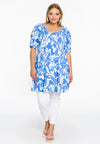 Tunic wide bottom MAJOLICA - light blue