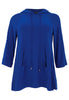 Hoodie A-line DOLCE - indigo - #4