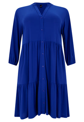 Dress ruffled DOLCE - indigo - #4