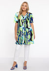 Tunic pleated LUMI - light green