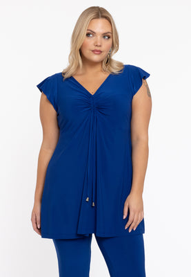 Tunic cap sleeve DOLCE - indigo - #1