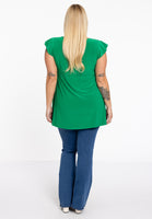 Tunic cap sleeve DOLCE - green - #3