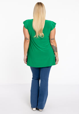 Tunic cap sleeve DOLCE - green  - #3