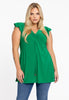 Tunic cap sleeve DOLCE - green 