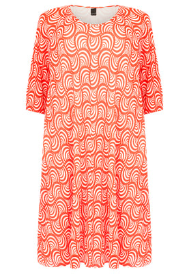 Dress plisse SWIRL - red  - #4