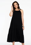 Dress volant DOLCE - black