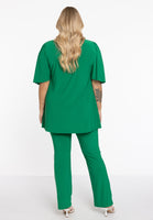 Tunic flare pleated sleeve DOLCE - green - #3