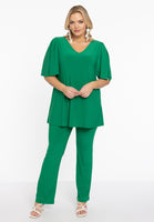 Tunic flare pleated sleeve DOLCE - green - #2