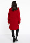 Pullover teddy high neck - red - #3