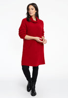 Pullover teddy high neck - red  - #2