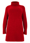 Pullover teddy high neck - red - #4