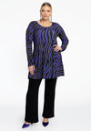 Tunic wide bottom LINA - black