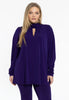 Tunic flare pleated DOLCE - purple 