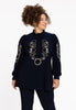 Tunic embroidered DOLCE - blue